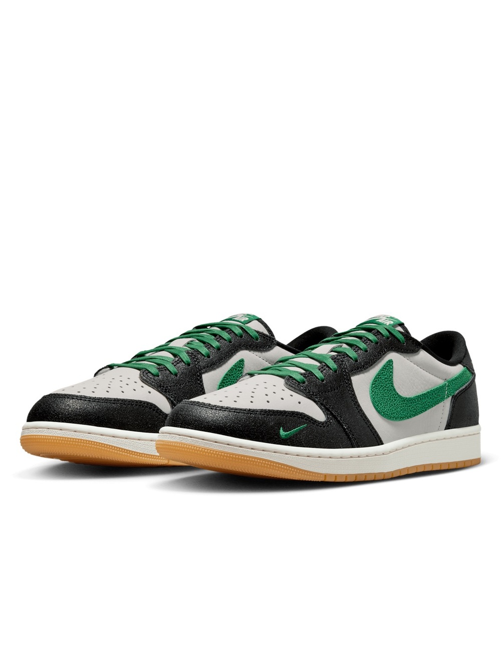 Air Jordan 1 Retro Low OG "Phantom and Pine Green"-12.5M